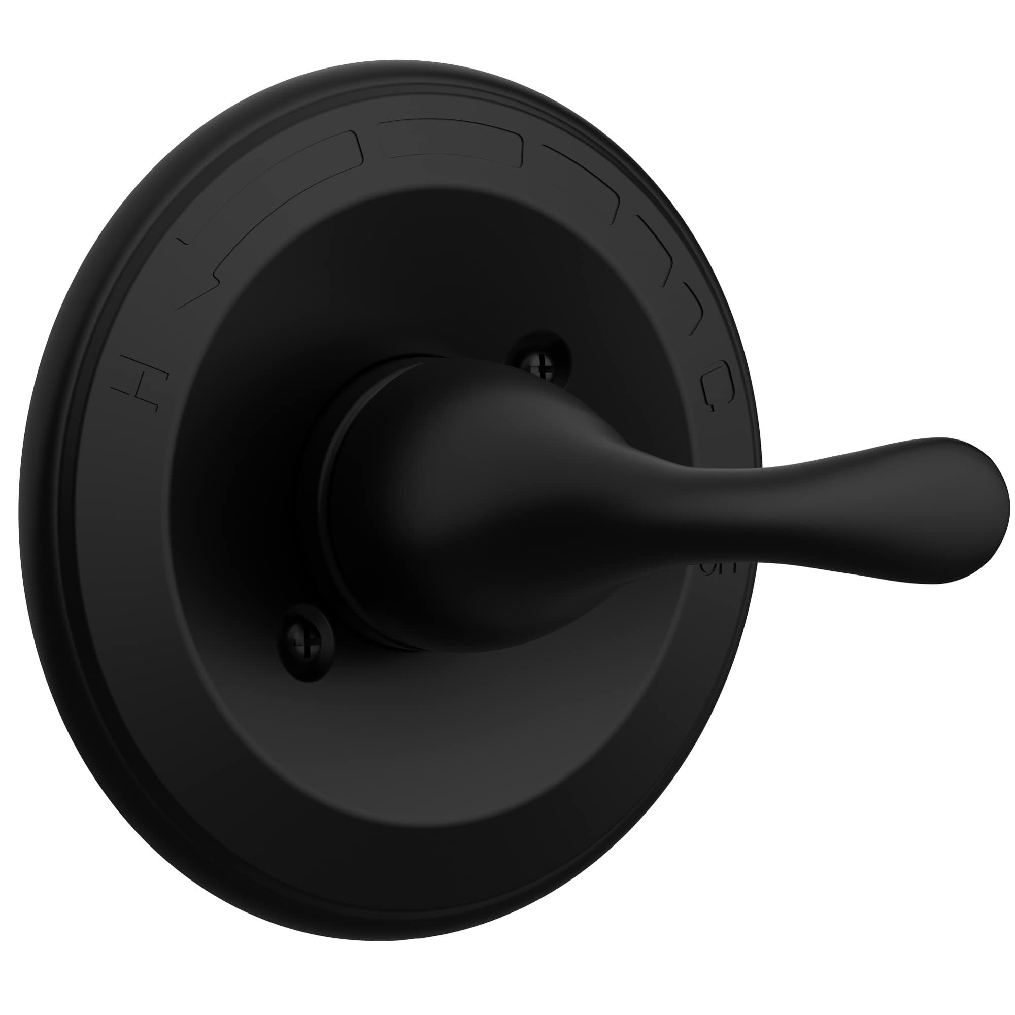 Pressure-Balancing Shower Valve Trim Kit Replacement for Delta T13020-BL Classic 13 Series, Matte Black (RP46074 Cartridge Included, Valve Not