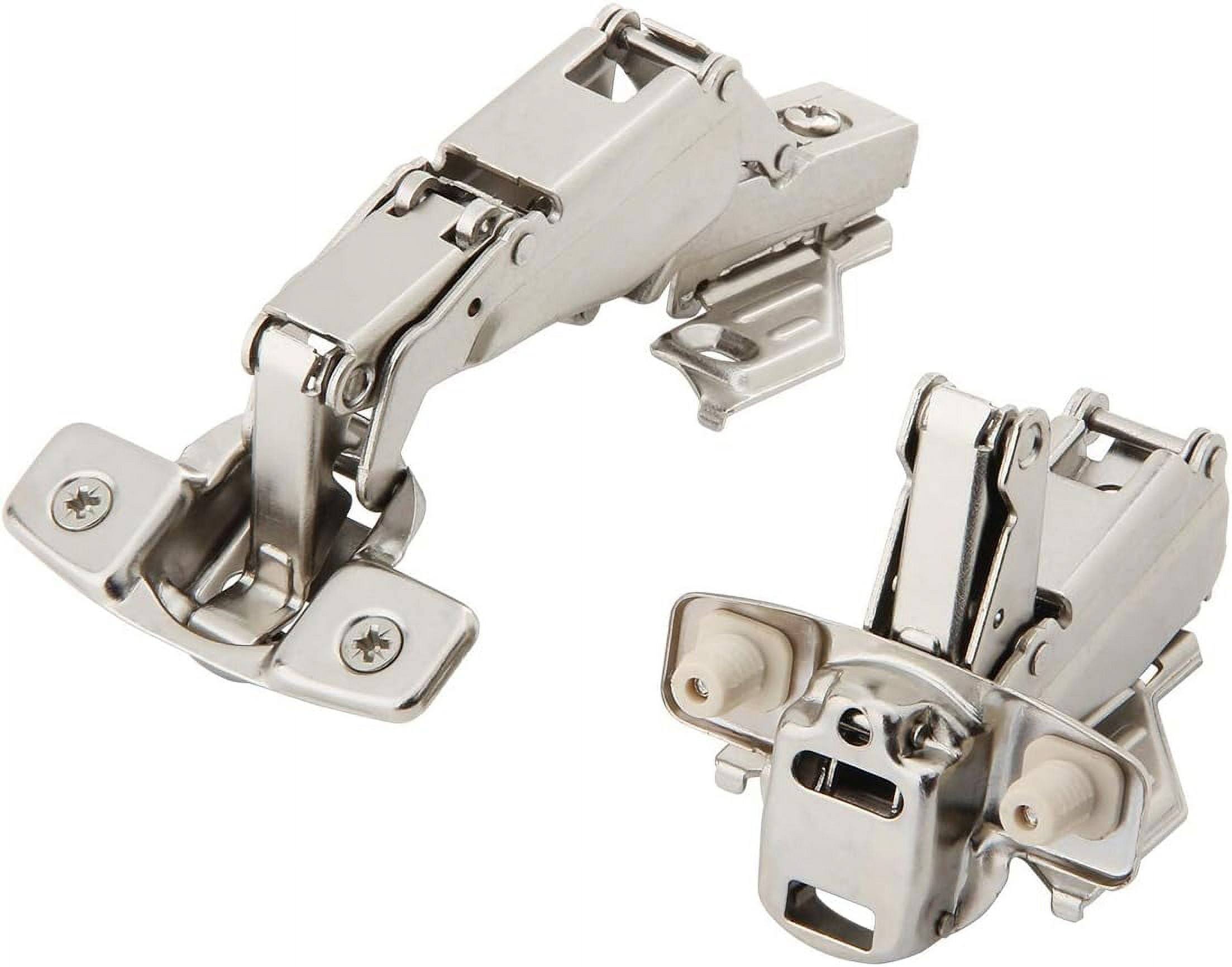 Silverline Hardware Silverline Lazy Susan Corner Hinge Clip on 165 Angle Cabinet Hardware with Face Frame Base Plate 1 Pair