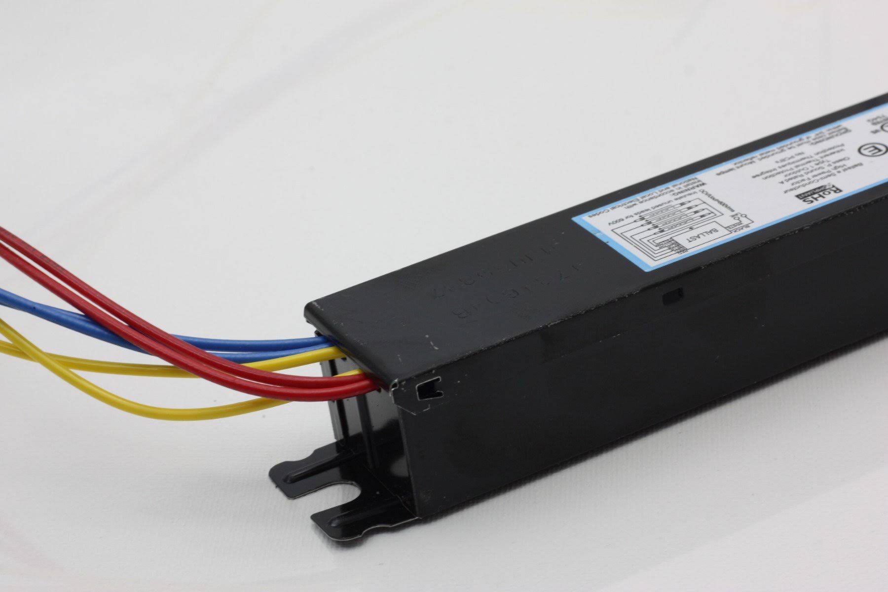 Philips Advance T8 Lamps Electronic Ballast- Black- 111W