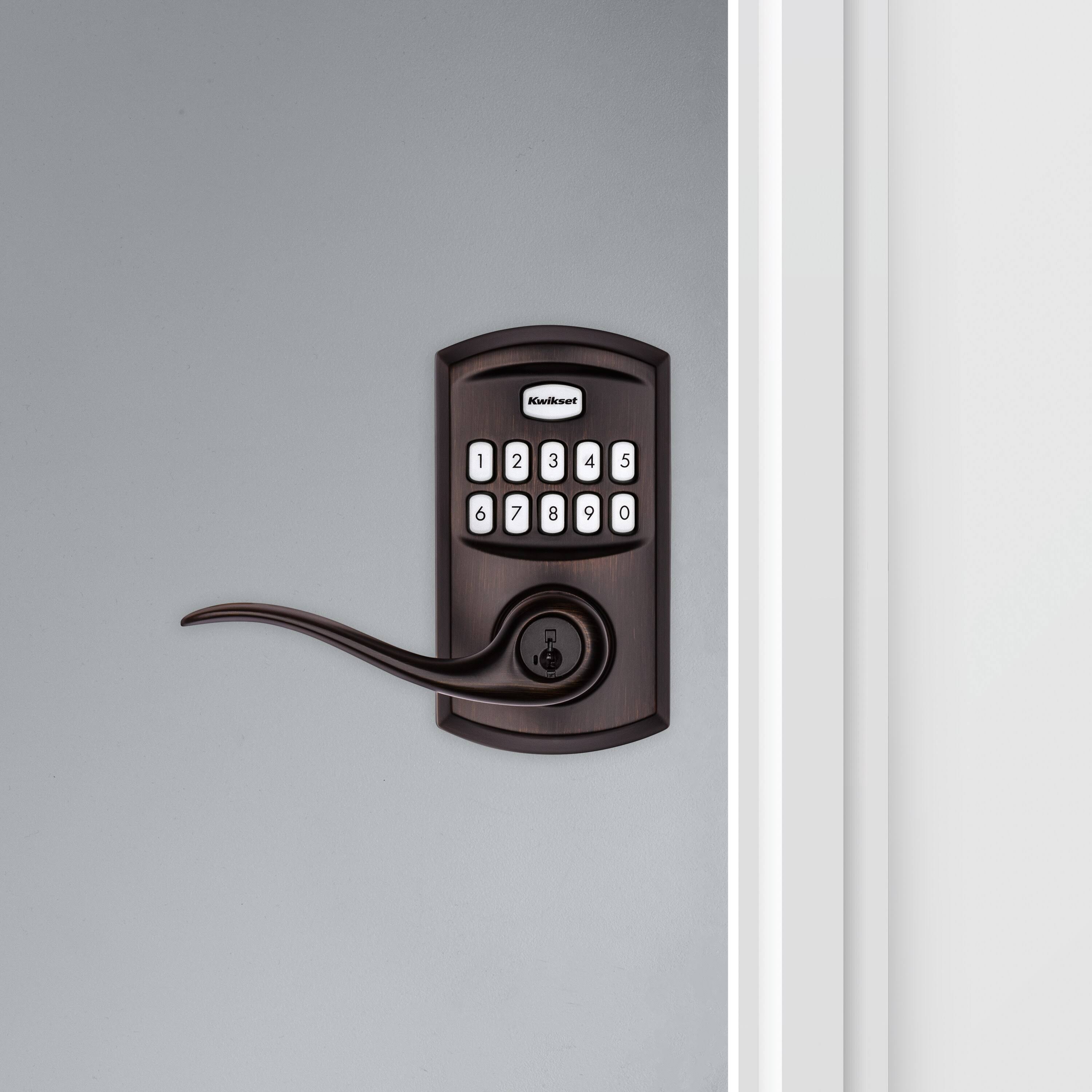 Kwikset 917 SmartCode Electronic Tustin Lever Venetian Bronze
