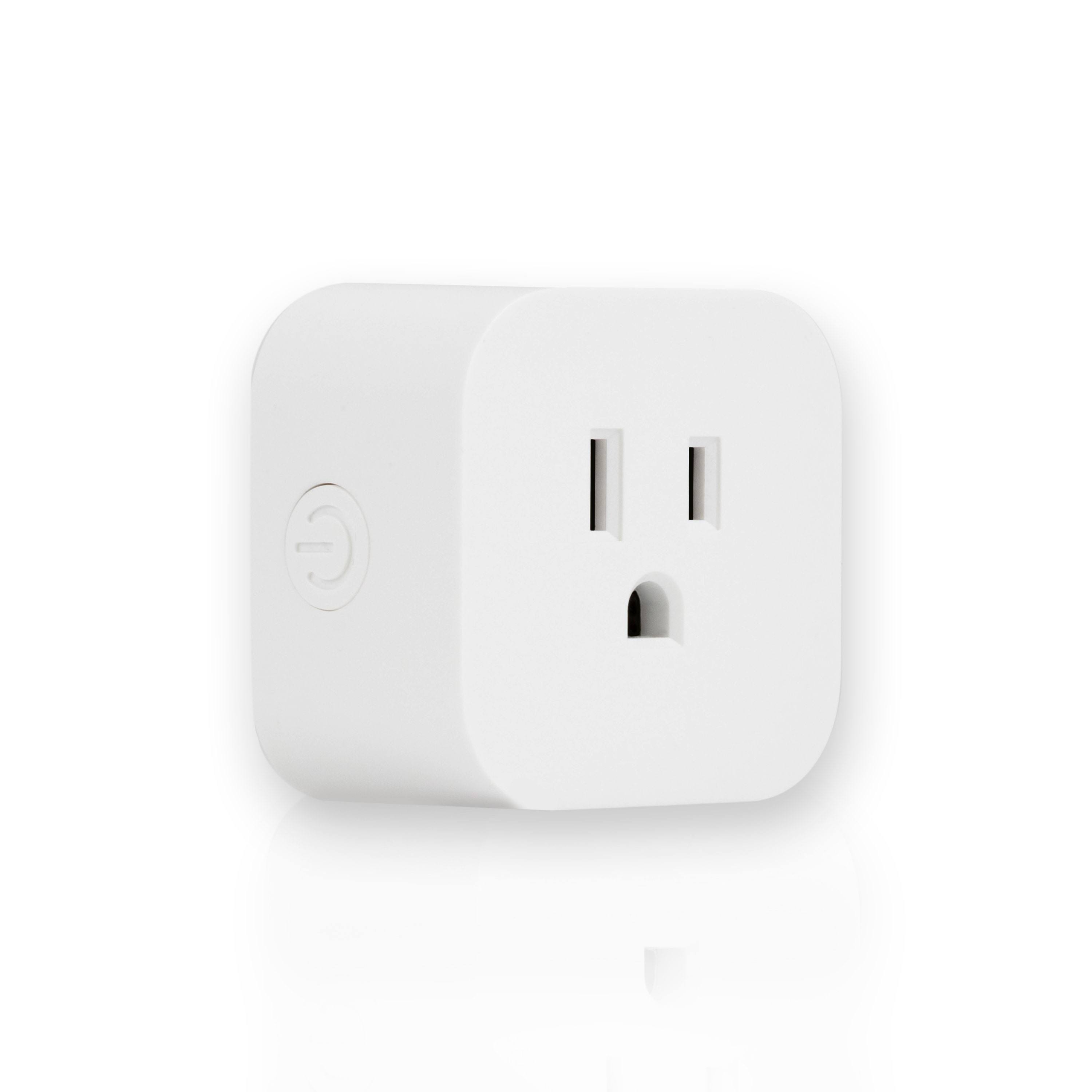 Enbrighten- Wi-Fi Smart Micro Indoor Plug-In- White