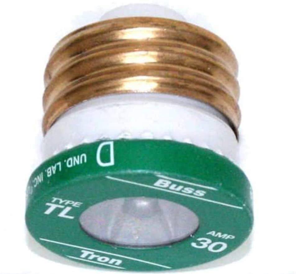 Bussmann TL Time-Delay Plug Fuse (4-Pack) 30 Amp