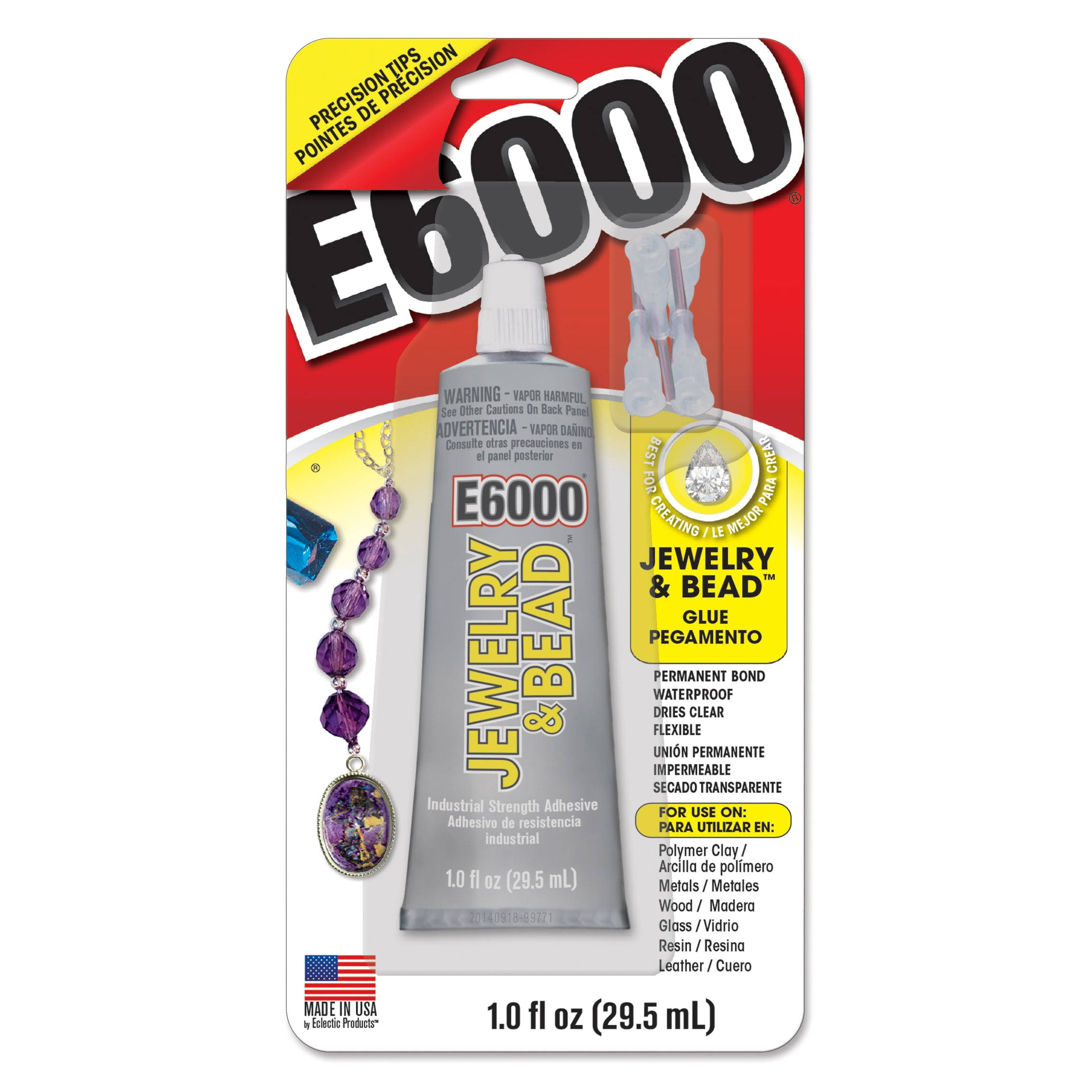 E6000 Jewelry & Bead Adhesive- 1 oz.