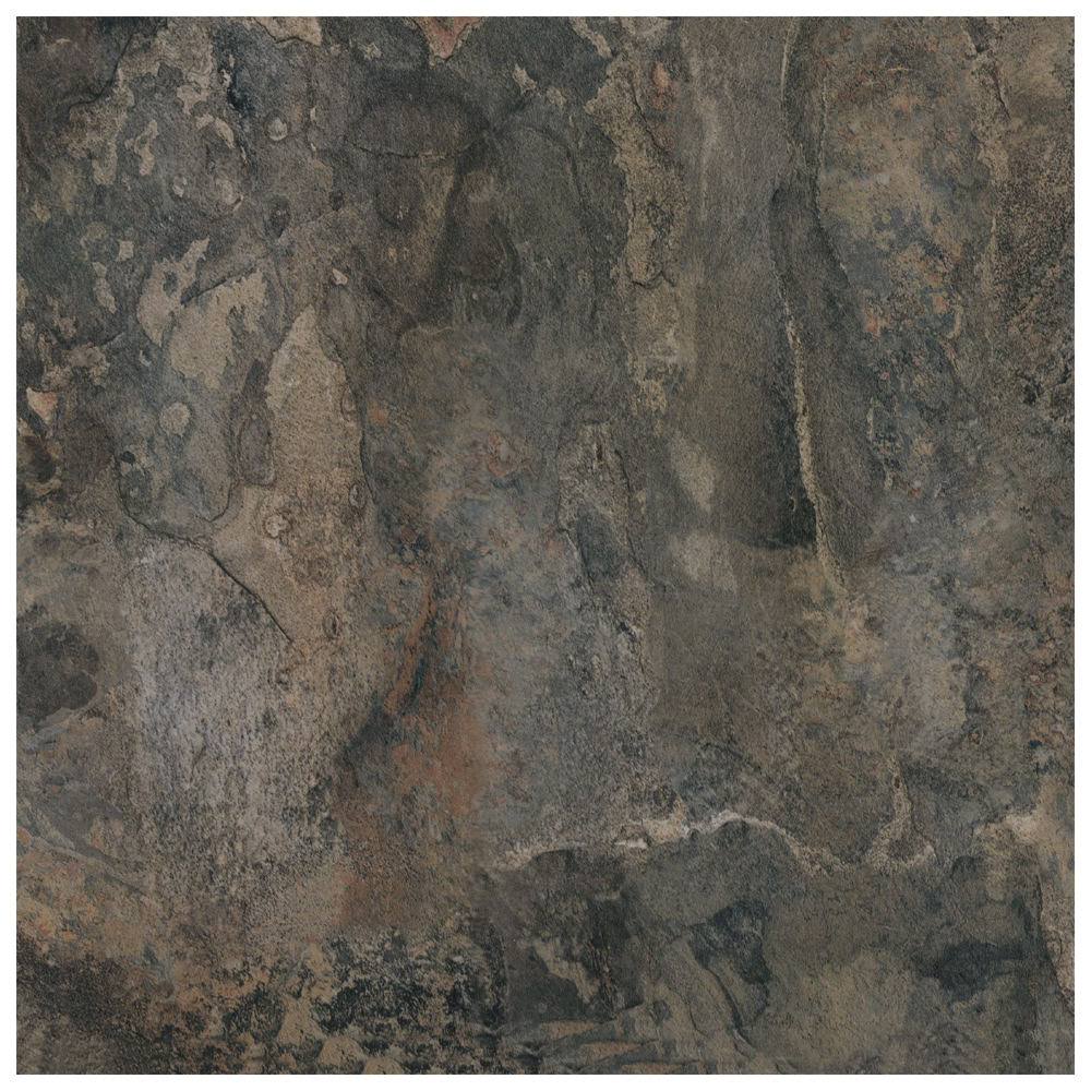 Achim Nexus Dark Slate Marble 12x12 Self Adhesive Vinyl Floor Tile- 20 Tiles/20