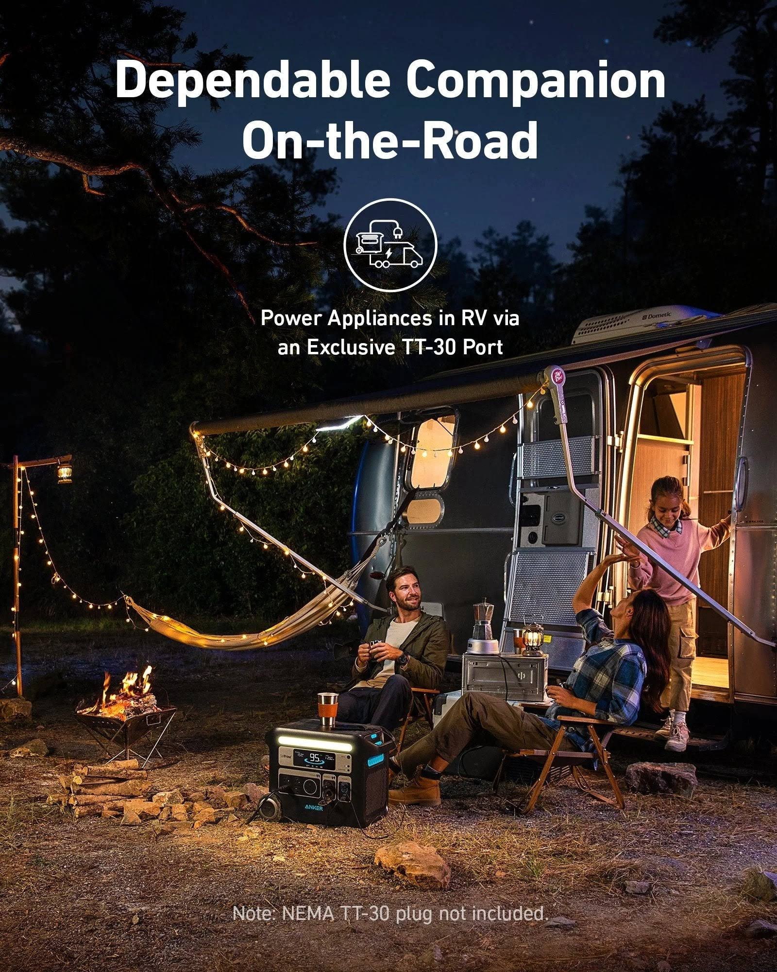 Anker SOLIX F2000 Solar Generator (PowerHouse 767 with 400W Solar Panel)