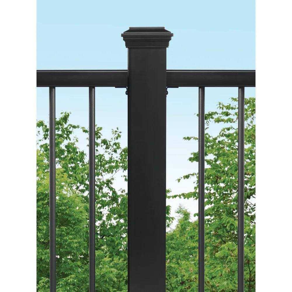 Trex 4.45-in Charcoal Black Composite Deck Post Sleeve | BK040448APS