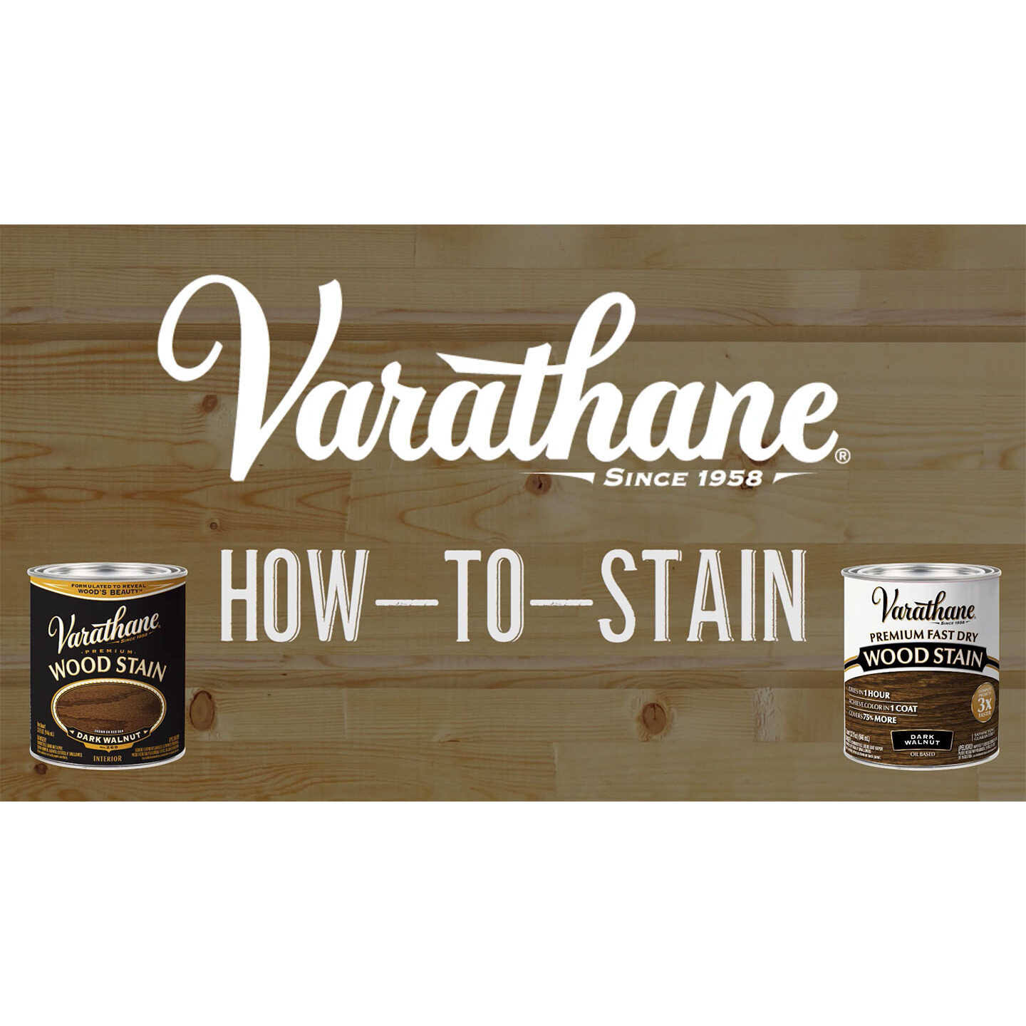 Varathane 269398 1/2 Pint Weathered Gray Fast Dry Wood Stain (Interior Stains)