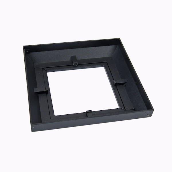 Accents Post Base Cover by Fortress- Black Sand- 5 in