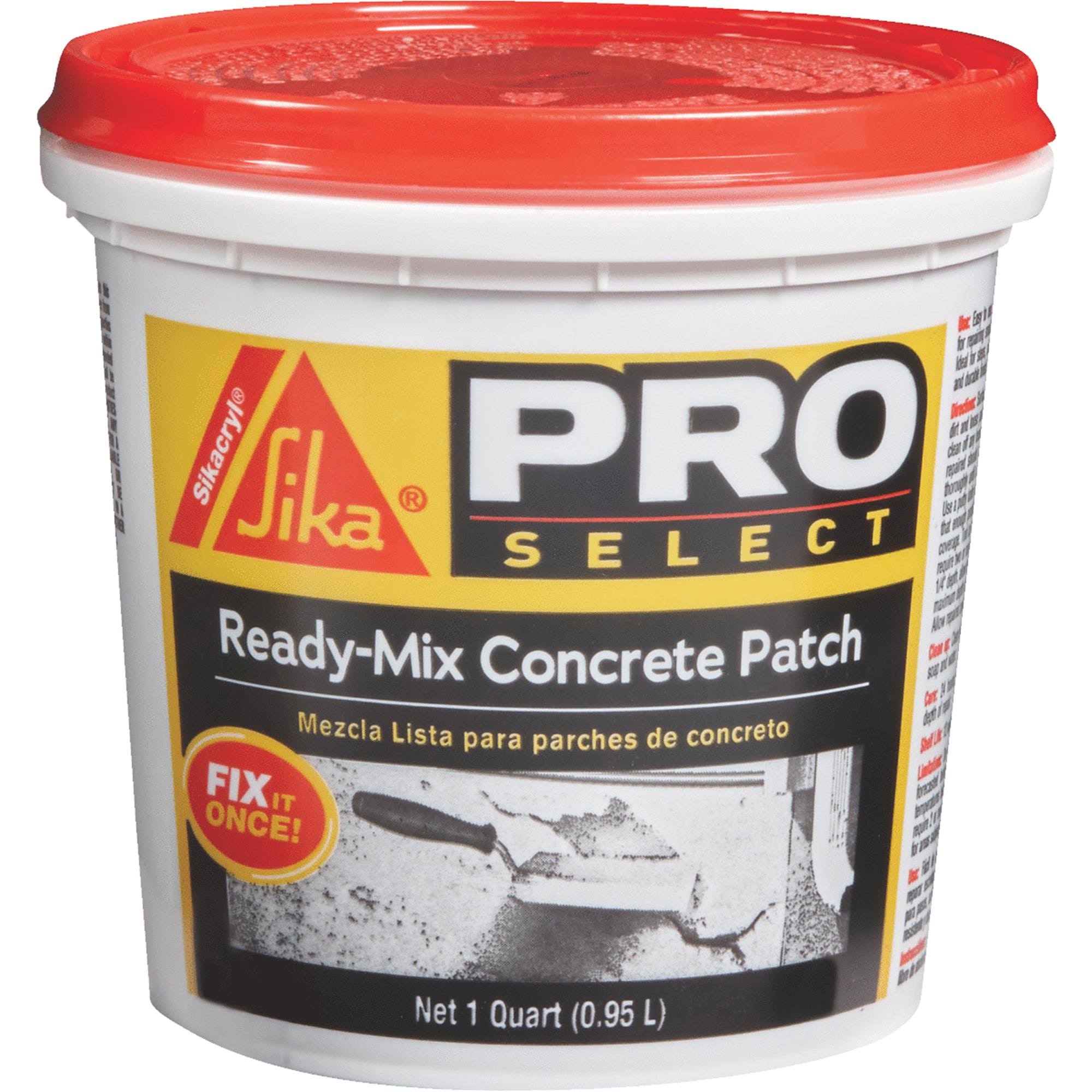 Sika 1 qt. Ready-Mix Concrete Patch, Gray