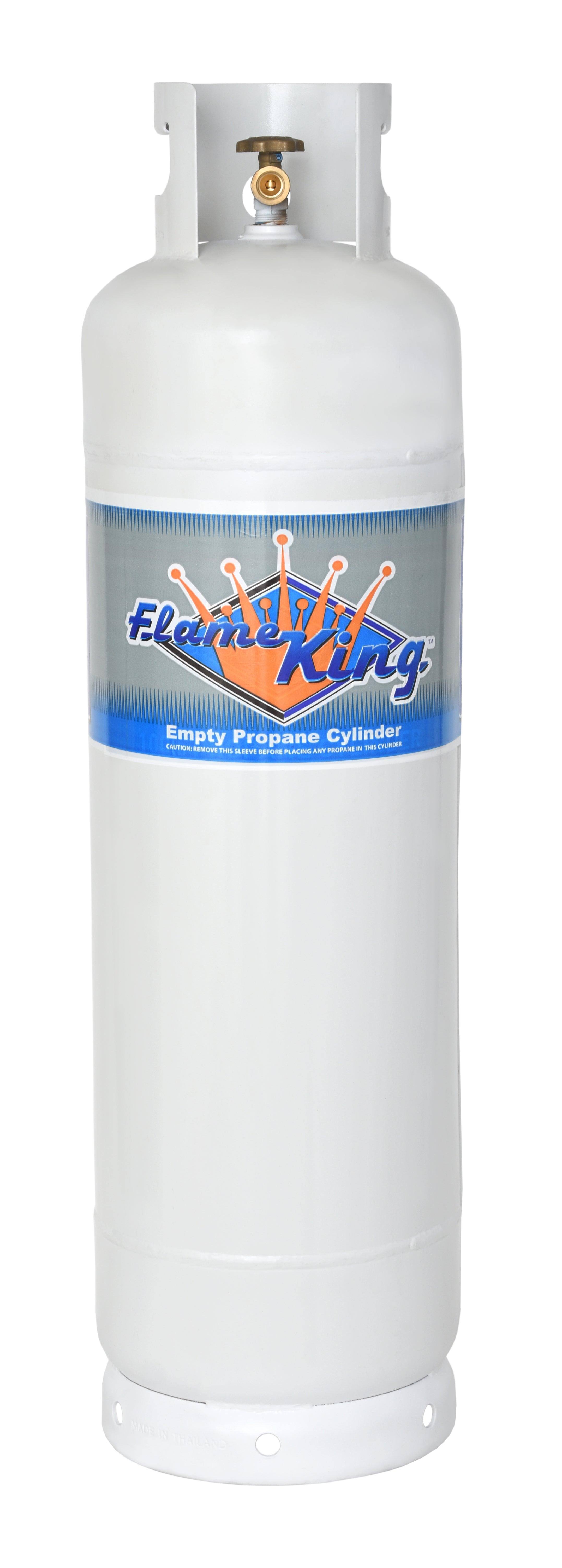 Flame King 60lb Propane Tank LP Cylinder with Pol