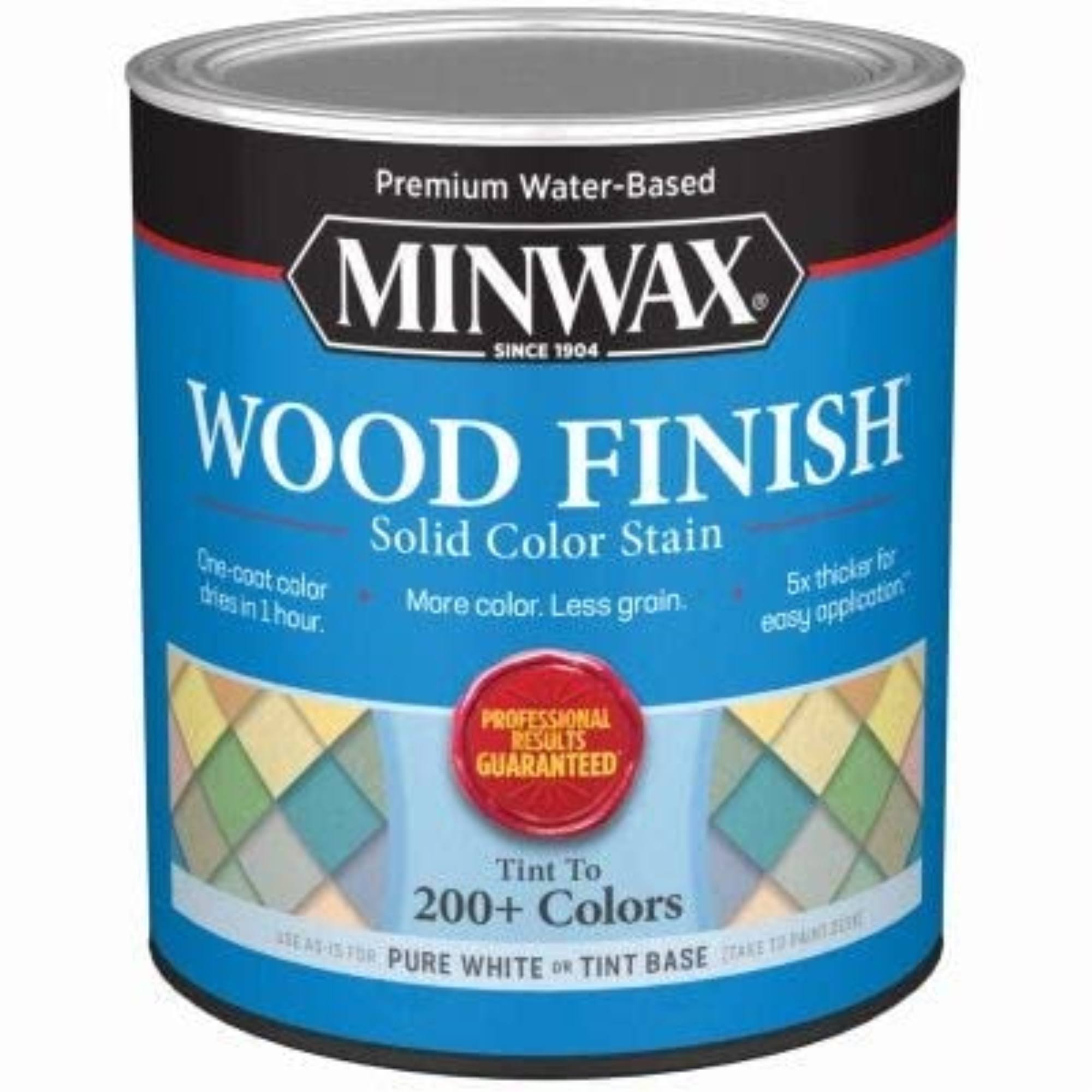Minwax Water-Based Wood Stain & Finish White Tint Base, 1 qt.