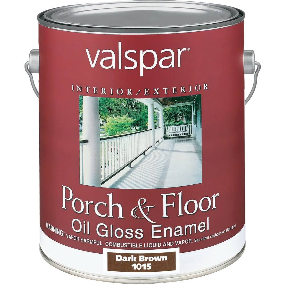 Valspar 1533 Porch and Floor Latex Satin Enamel 1-Gallon Light Gray