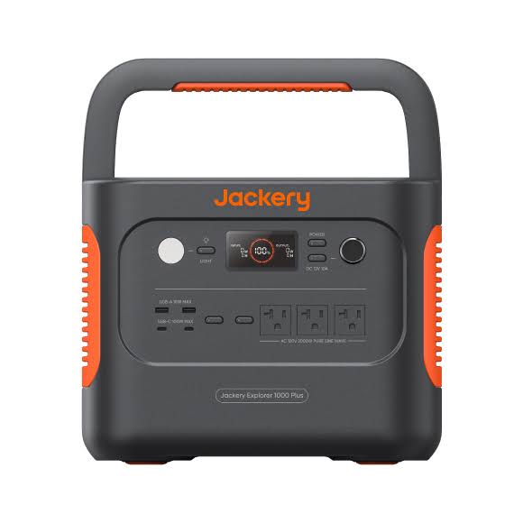 Jackery Explorer 1000 Plus Solar Generator for Outdoor Off-Grid Activities, 2000W output(4000W Surge) to Power Up to 8 Devices at Once
