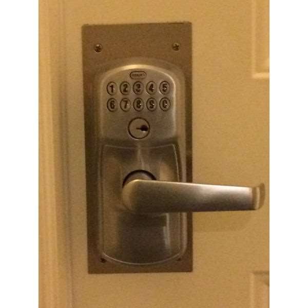 Schlage Fe595-ply-626-ela Satin Chrome Plymouth Elan Keypad Entry with Flex Lock