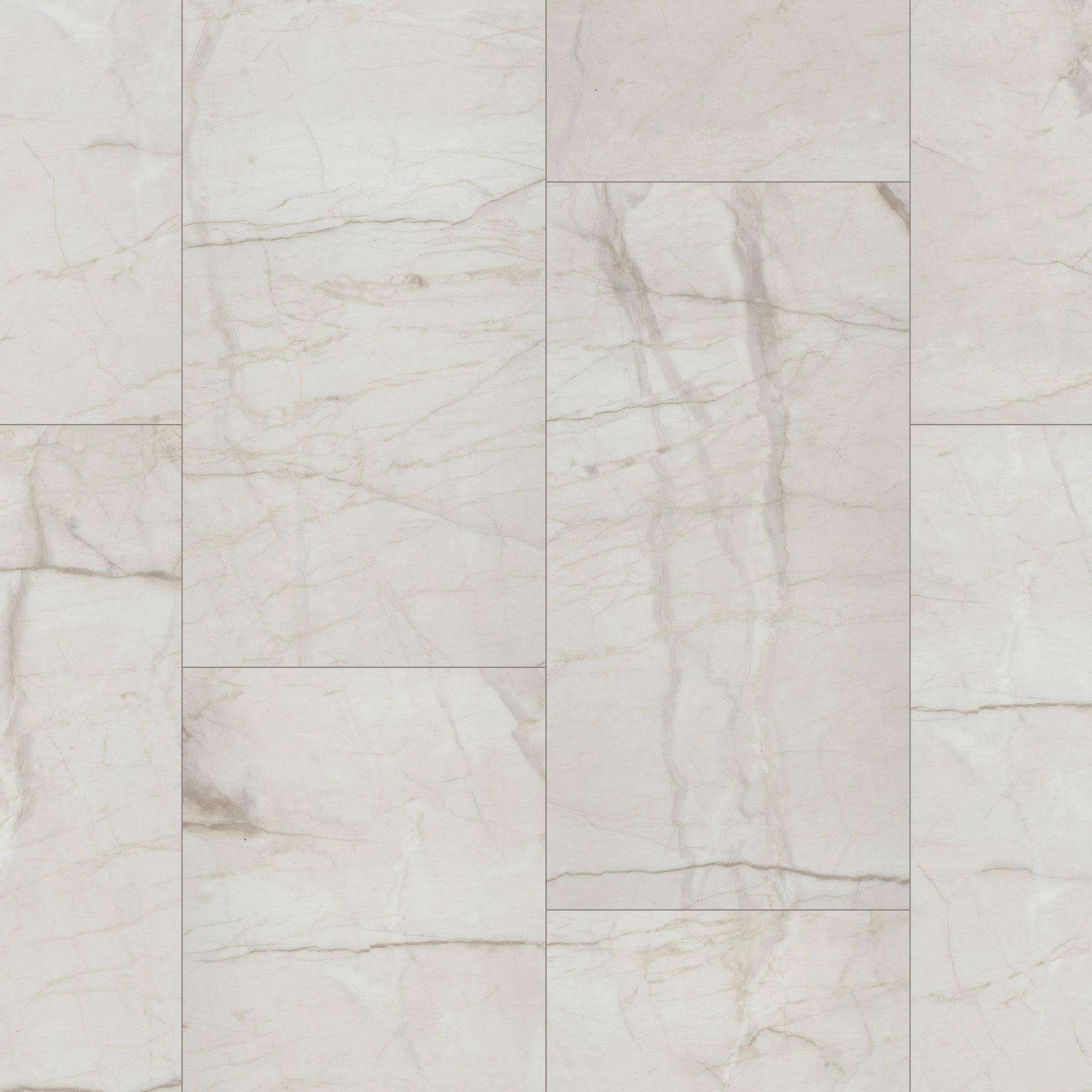 SMARTCORE Morning Light Marble 20-mil x 12-in W x 24-in L Waterproof Water Resistant Interlocking Luxury Vinyl Tile Flooring (15.83-sq ft/ Carton)