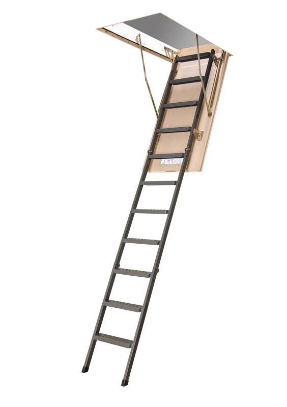 Fakro 66865 LMS Metal Insulated Attic Ladder 350lbs
