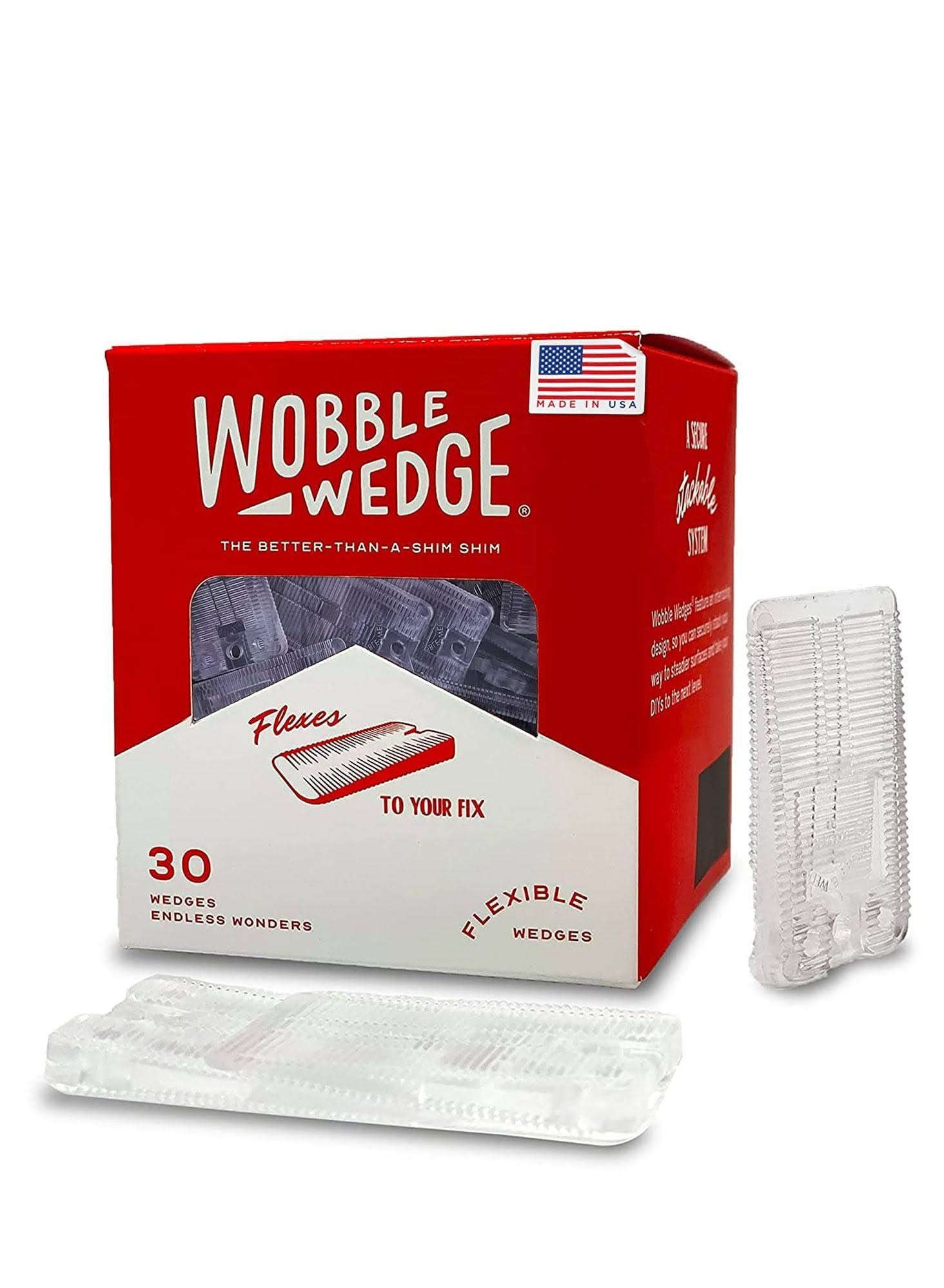 Wobble Wedges Soft Clear Furniture and Plumbing
