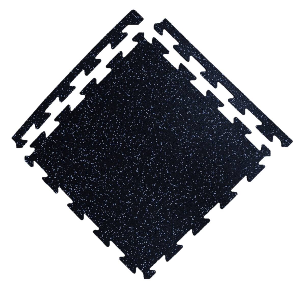 Survivor SportFloor Eco-Lock Isometric Blue 24 in. x 24 in. x 0.25 in. Rubber Gym/Weight Room Flooring Tiles (34 Sq. ft.) (8-Pack)