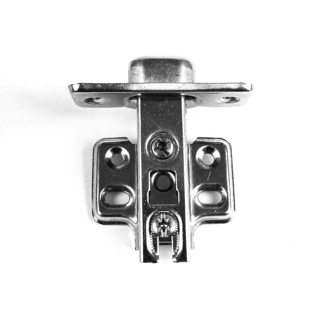 Berta Full Overlay Soft Closing Clip on Frameless Cabinet Hinges (40 Pack), Size: Small, Silver 2259