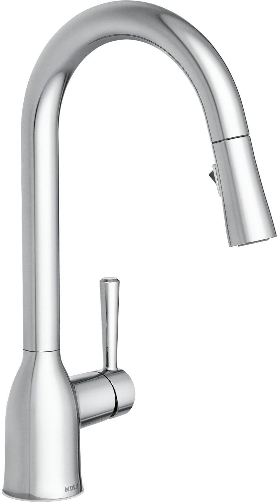 Moen Adler Single Handle Pull Down Kitchen Faucet in Chrome 87233