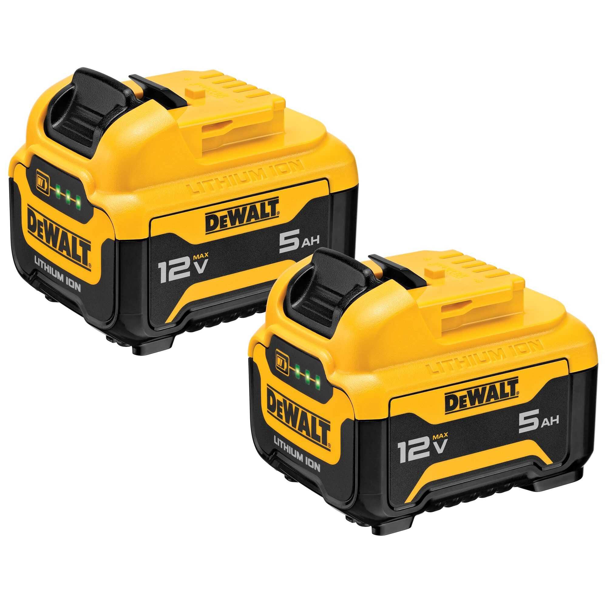 DeWalt 12V Max 5.0Ah Lithium Ion Battery (2 Pack) DCB126-2