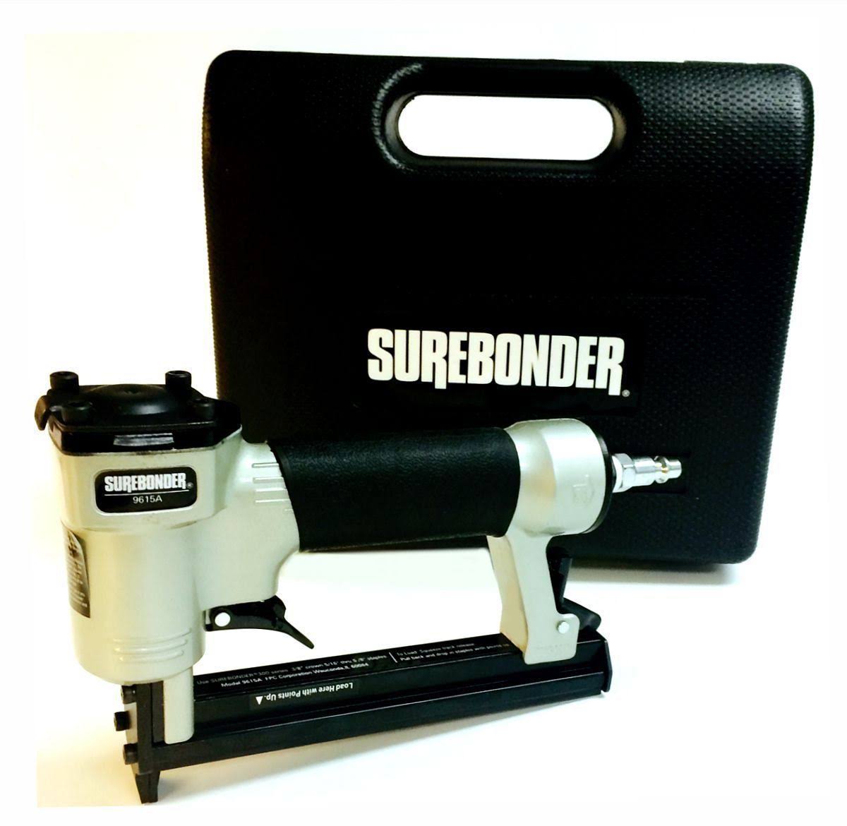 Surebonder Upholstery Pneumatic Stapler With Carrying Case