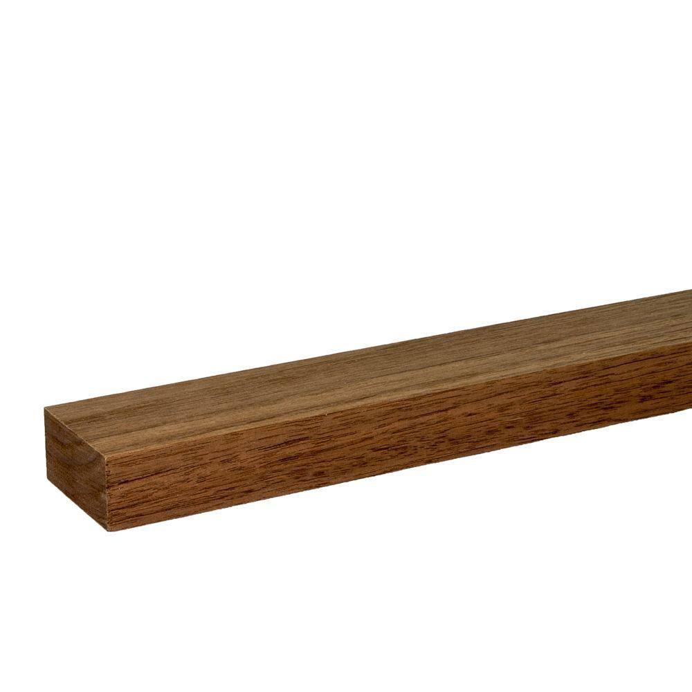 Builders Choice 1 in. x 2 in. x 8 ft. S4S Walnut Board