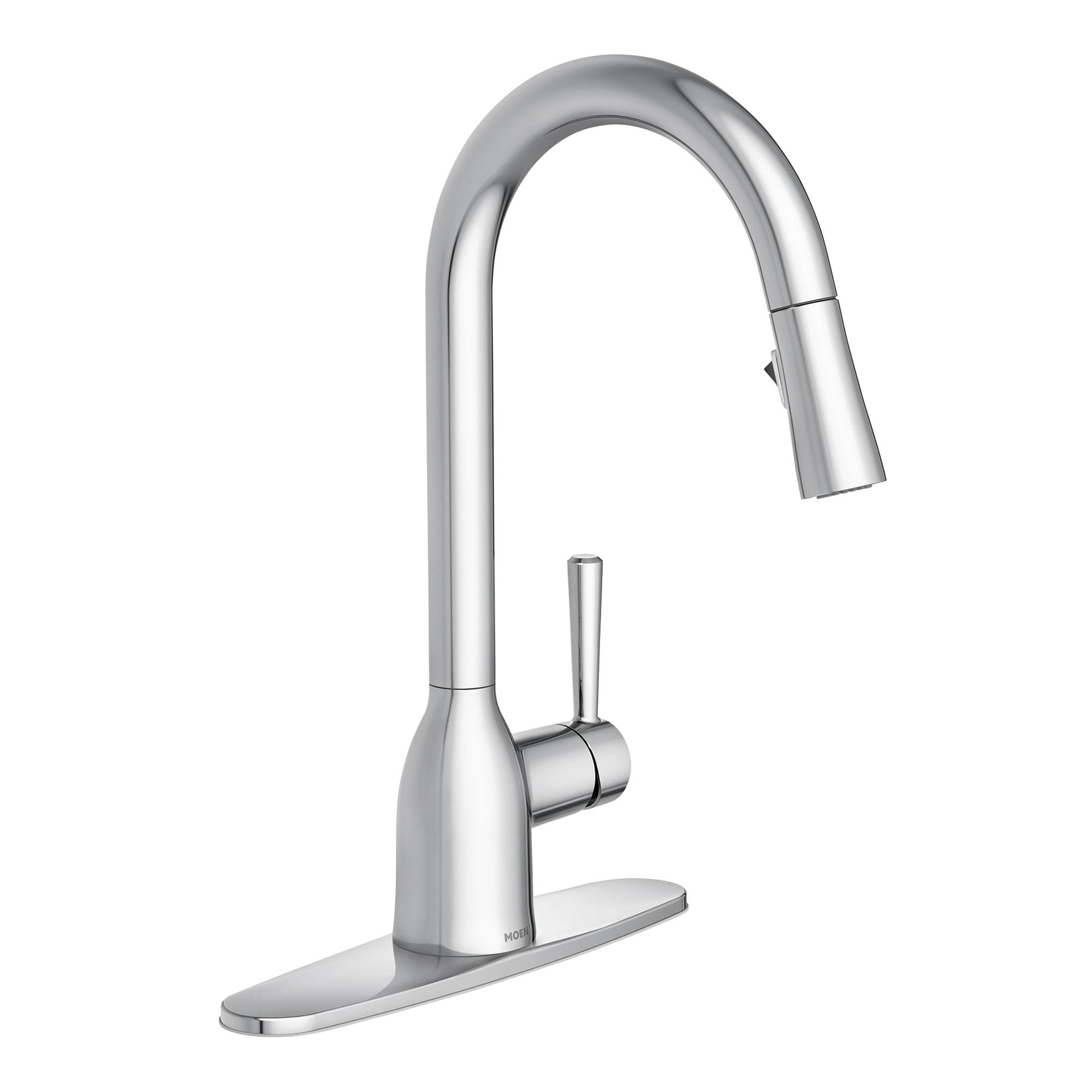 Moen Adler Single Handle Pull Down Kitchen Faucet in Chrome 87233