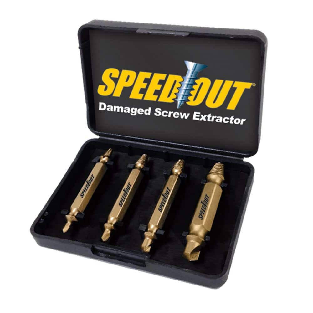 Speed Out Titanium Screw Extractor (4-Piece)