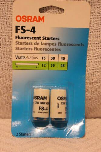 Sylvania Fluorescent Ballast Starter 2-Pack 42938