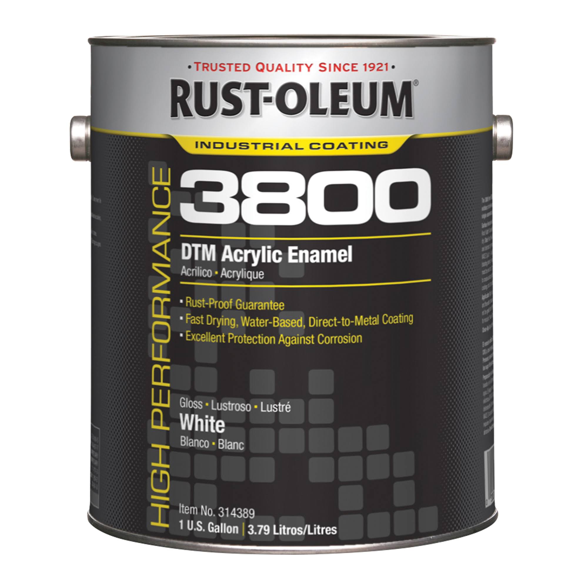 Rust-Oleum 314389 Acrylic Enamel Coating,White,1 gal.