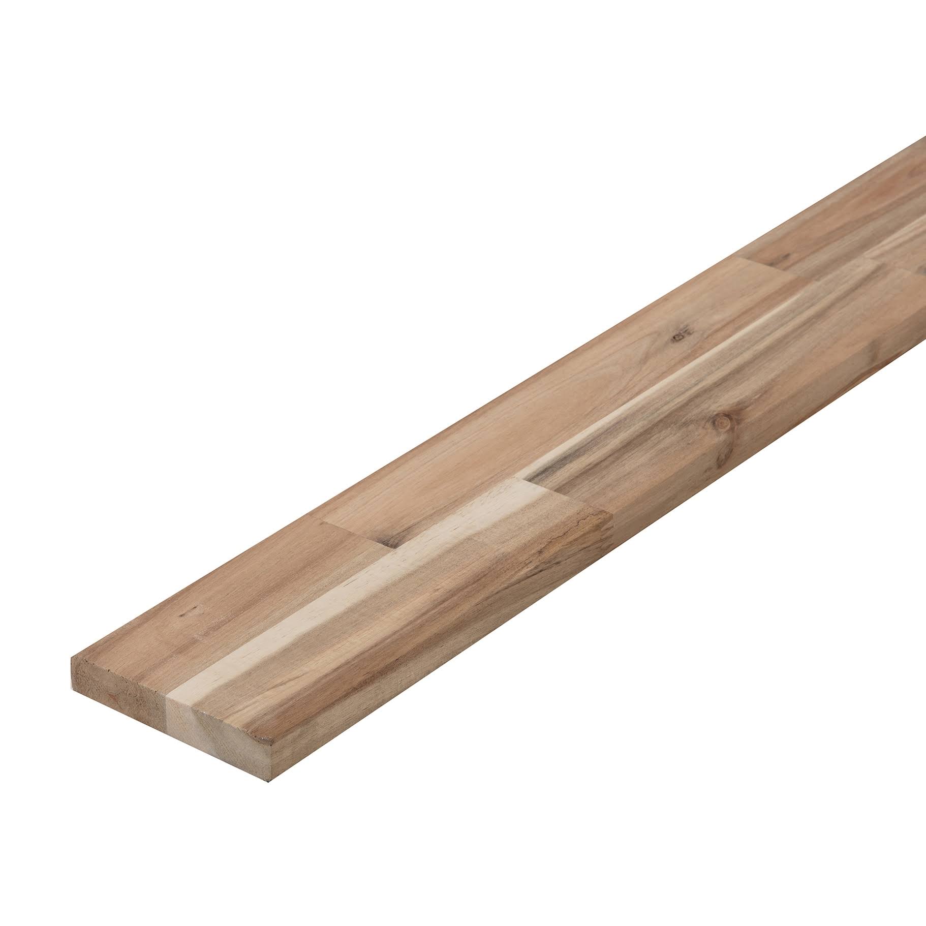 Allen + Roth Acacia Countertops 4-in x 96-in Natural Backsplash Panels | ARF754FJACA-96