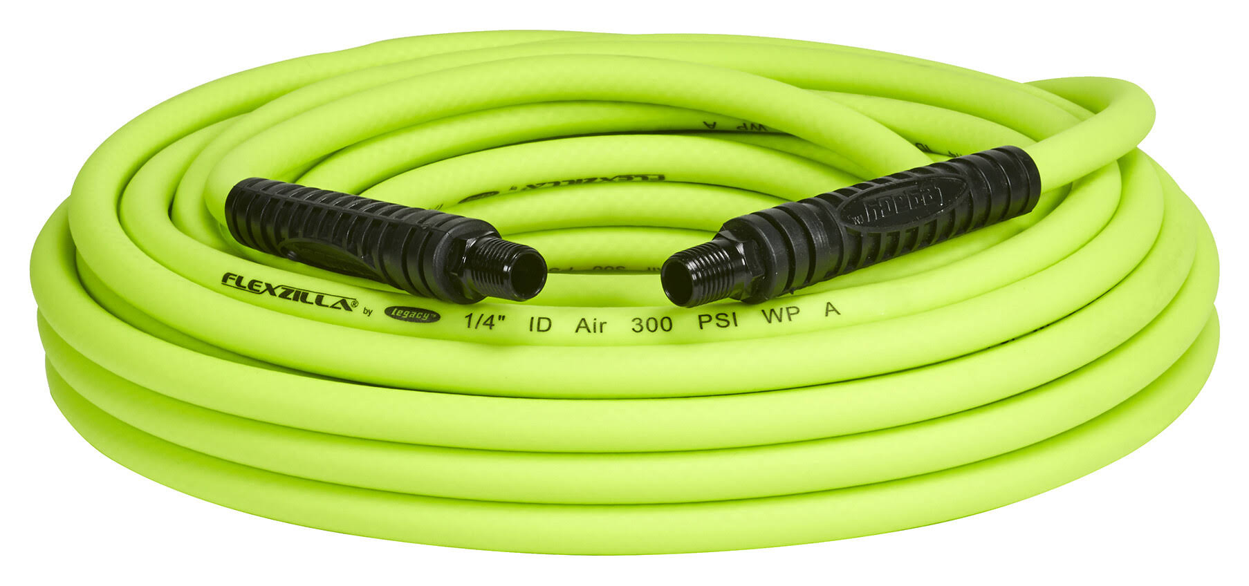 Flexzilla HFZ1450YW2-N/CA Flexible Hybrid Polymer Air Hose, 1/4