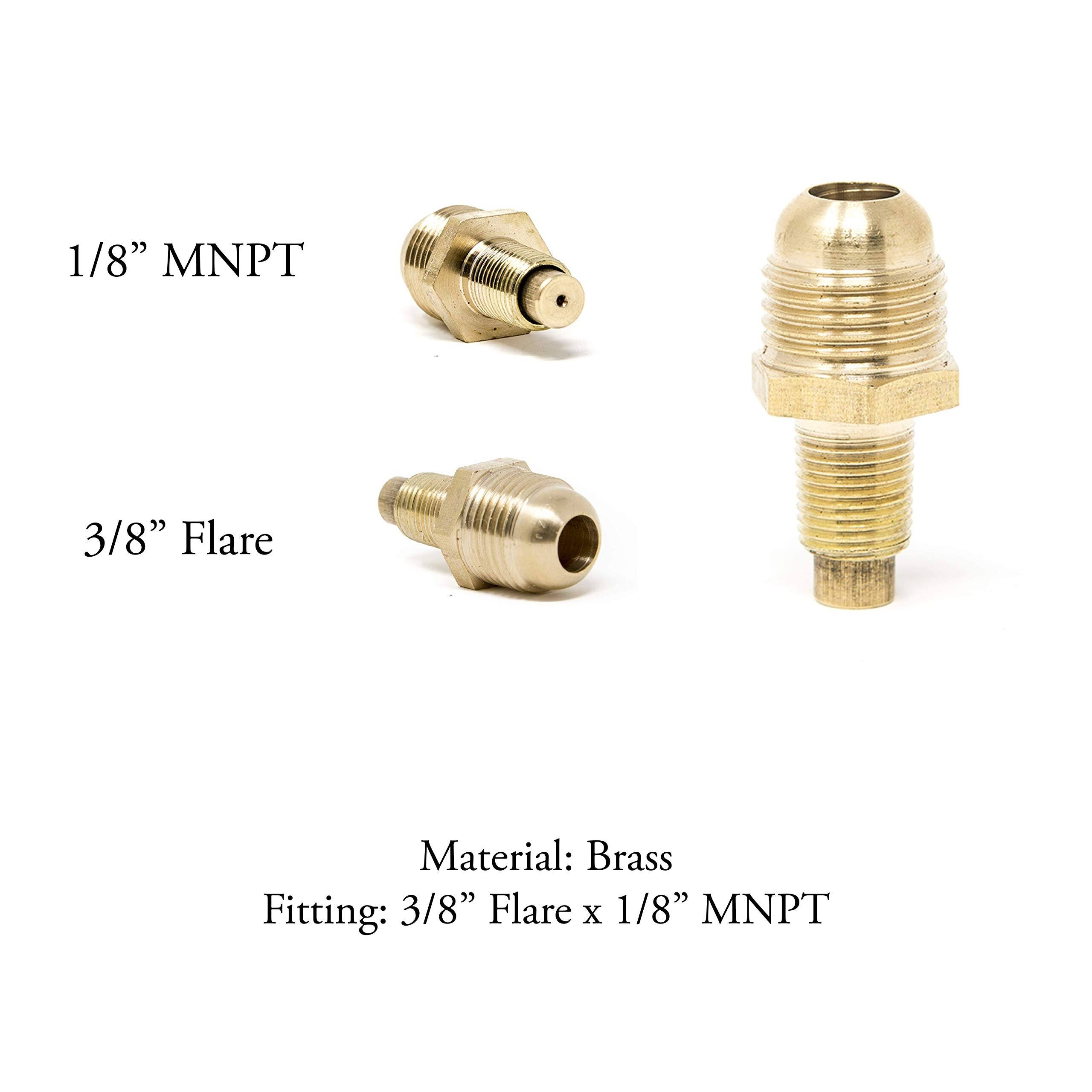 Gasone Propane Orifice Connector Brass Tube Fitting 3/8