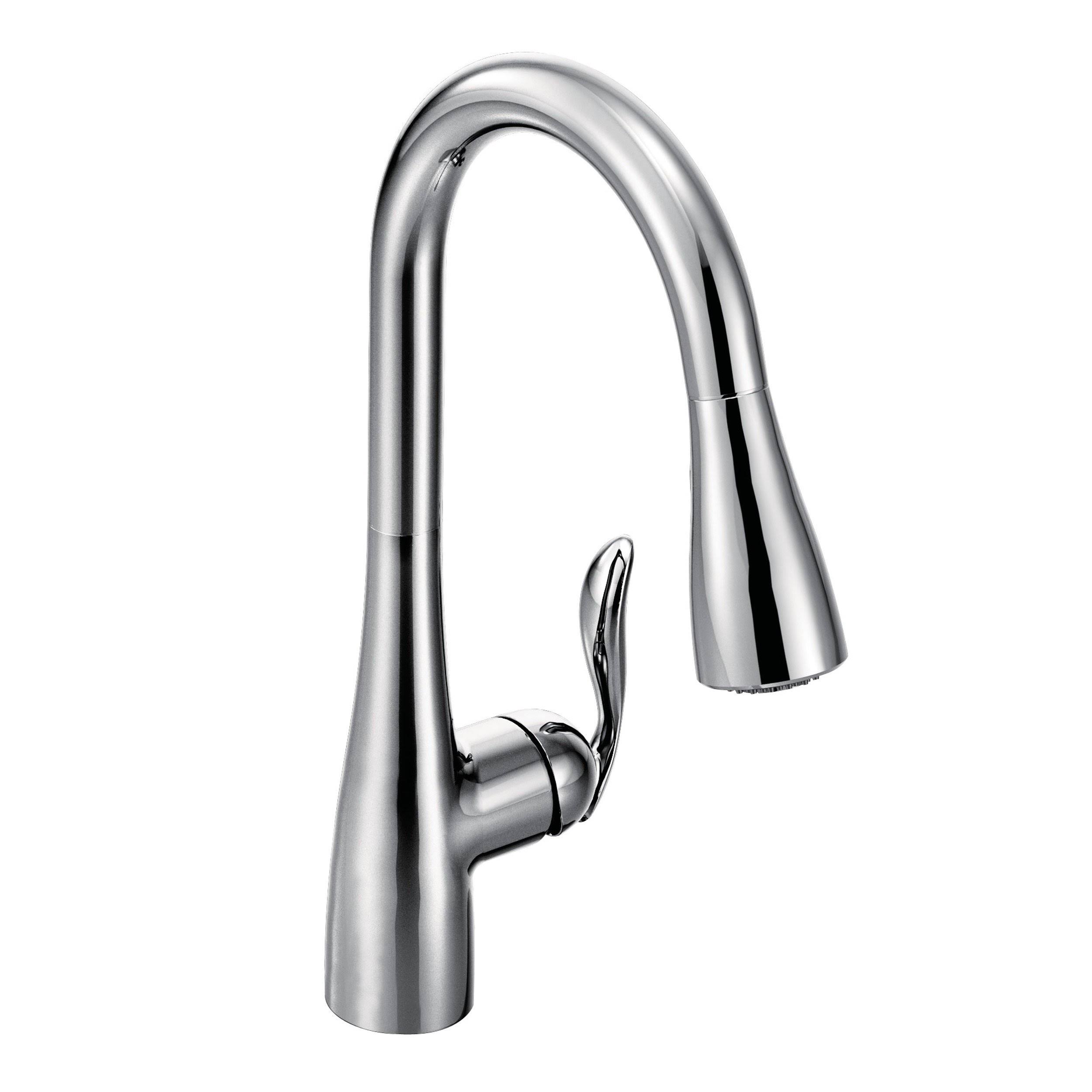 Moen 7594C Arbor One-Handle High Arc Pulldown Kitchen Faucet in Chrome