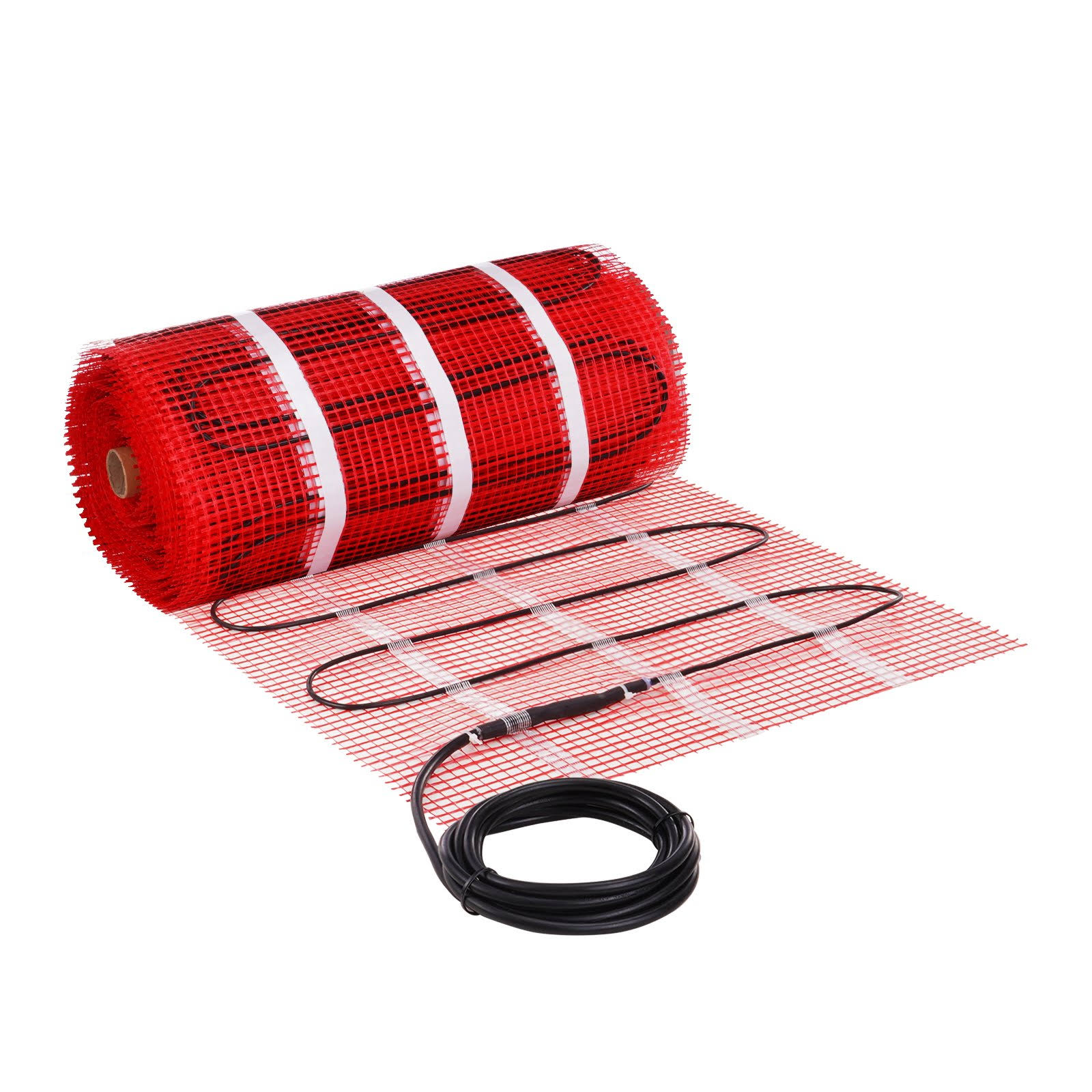 VEVOR Floor Heating Mat 100 Sq. ft Electric Radiant In-Floor Heated Warm System with Digital Floor Sensing Thermostat