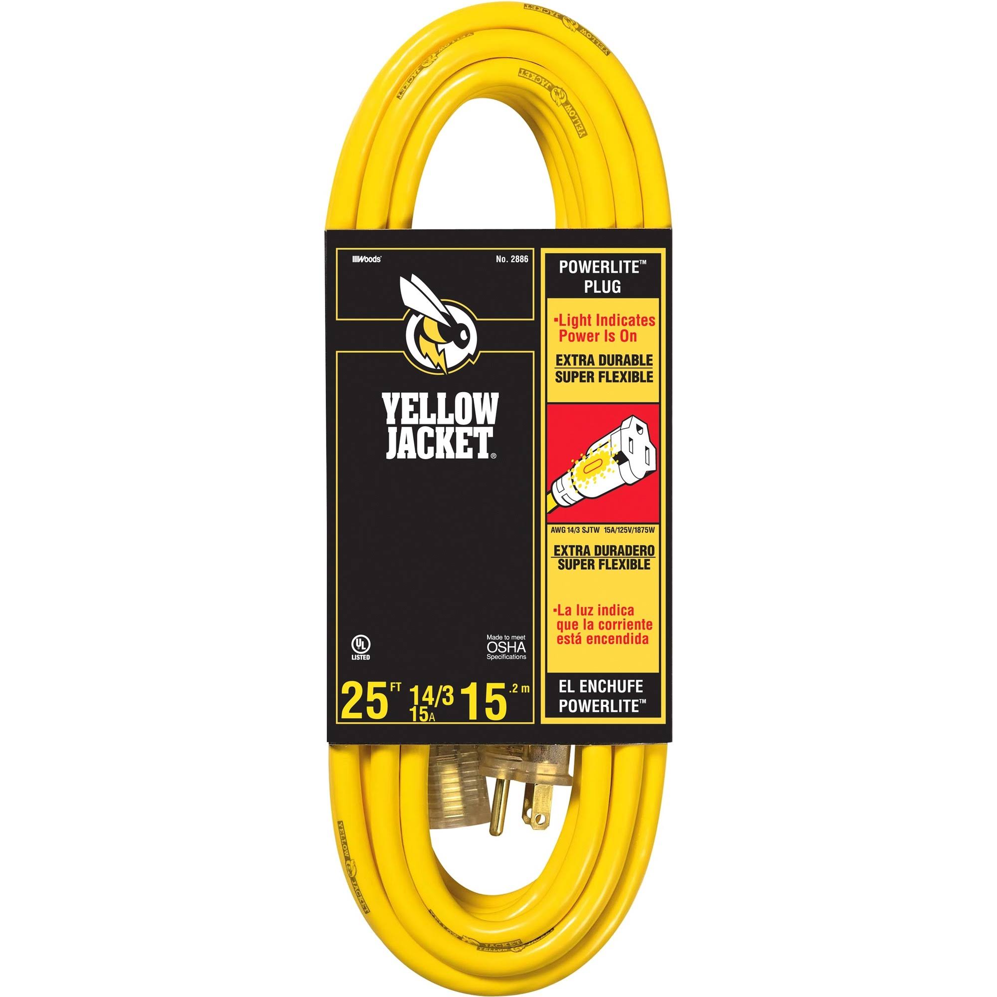 14/3 25 ft. Yellow Jacket Extension Cord
