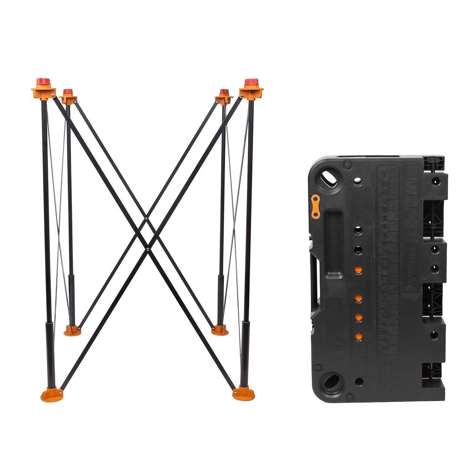 WORX WX066 300 lbs Capacity Portable Folding SideKick Work Table