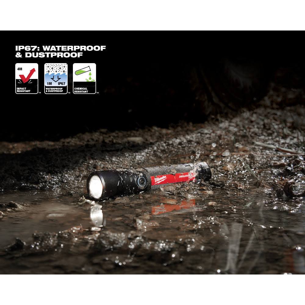 Milwaukee 2160-21 800L Compact Flashlight, USB Rechargeable