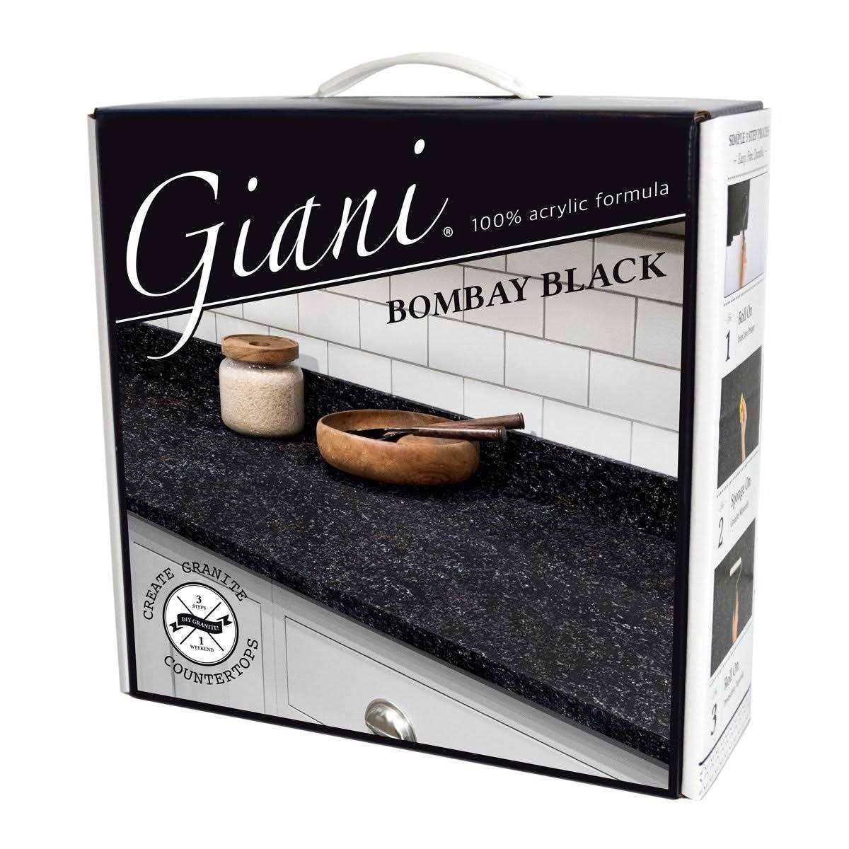 Giani Granite 2.0- Bombay Black Countertop Kit