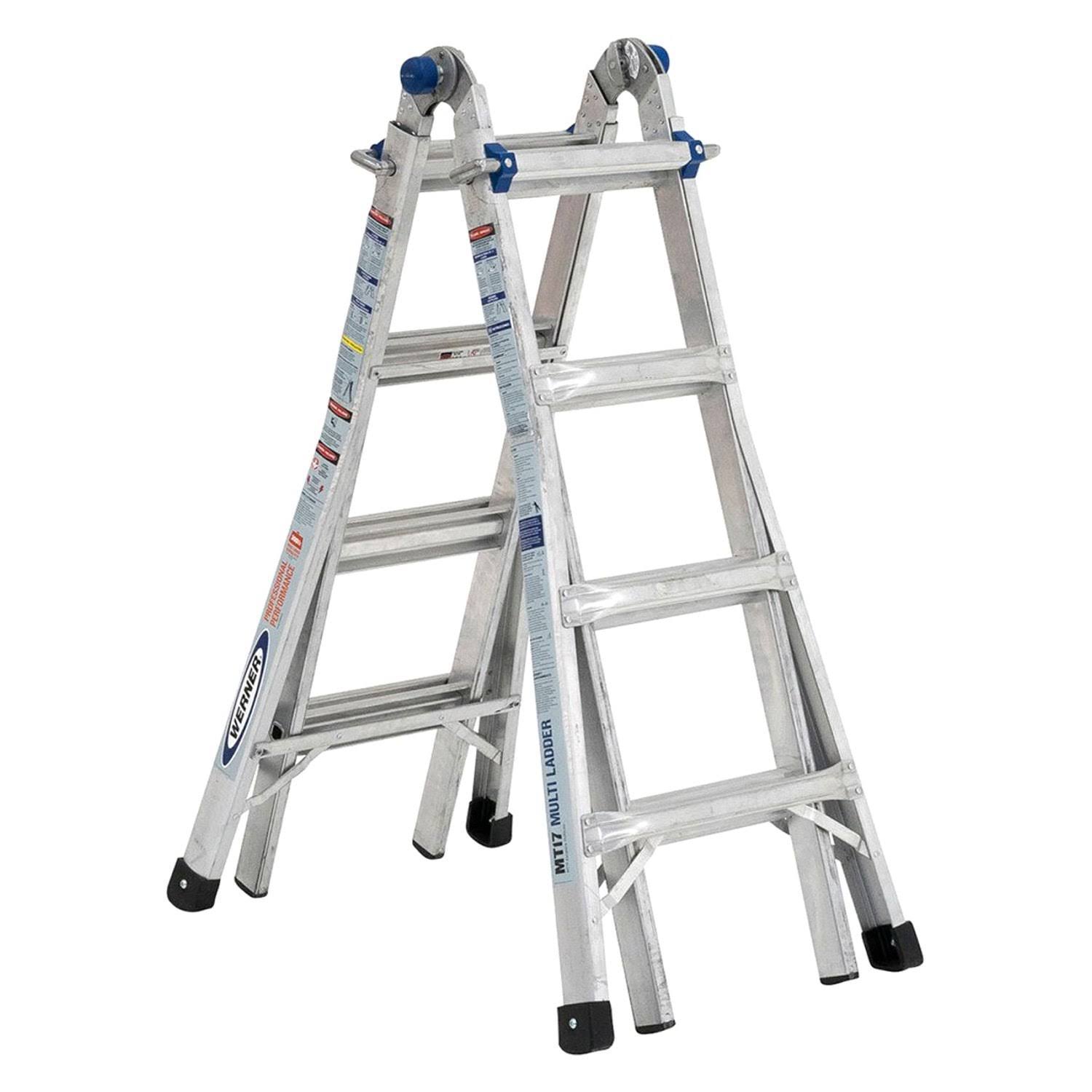 Werner MT-17 17 ft. Aluminum Telescoping Multi Ladder