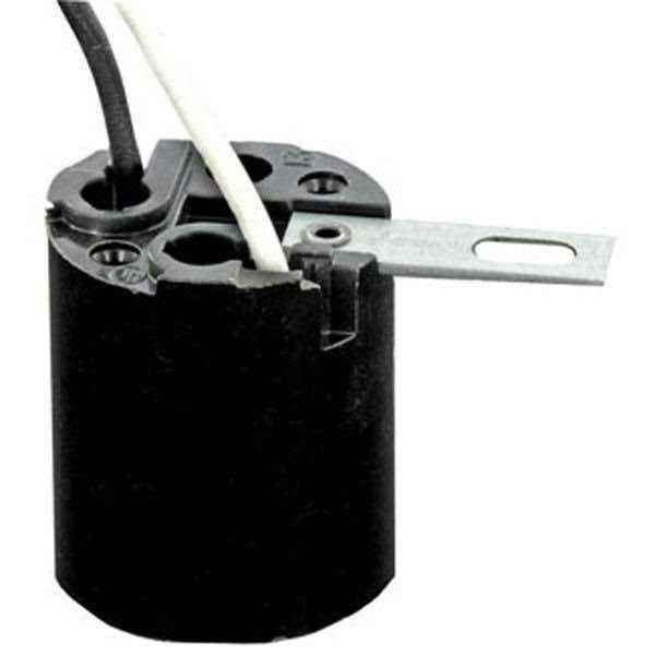 Leviton 2052-13 Medium Base One-Piece Keyless Incandescent Phenoli