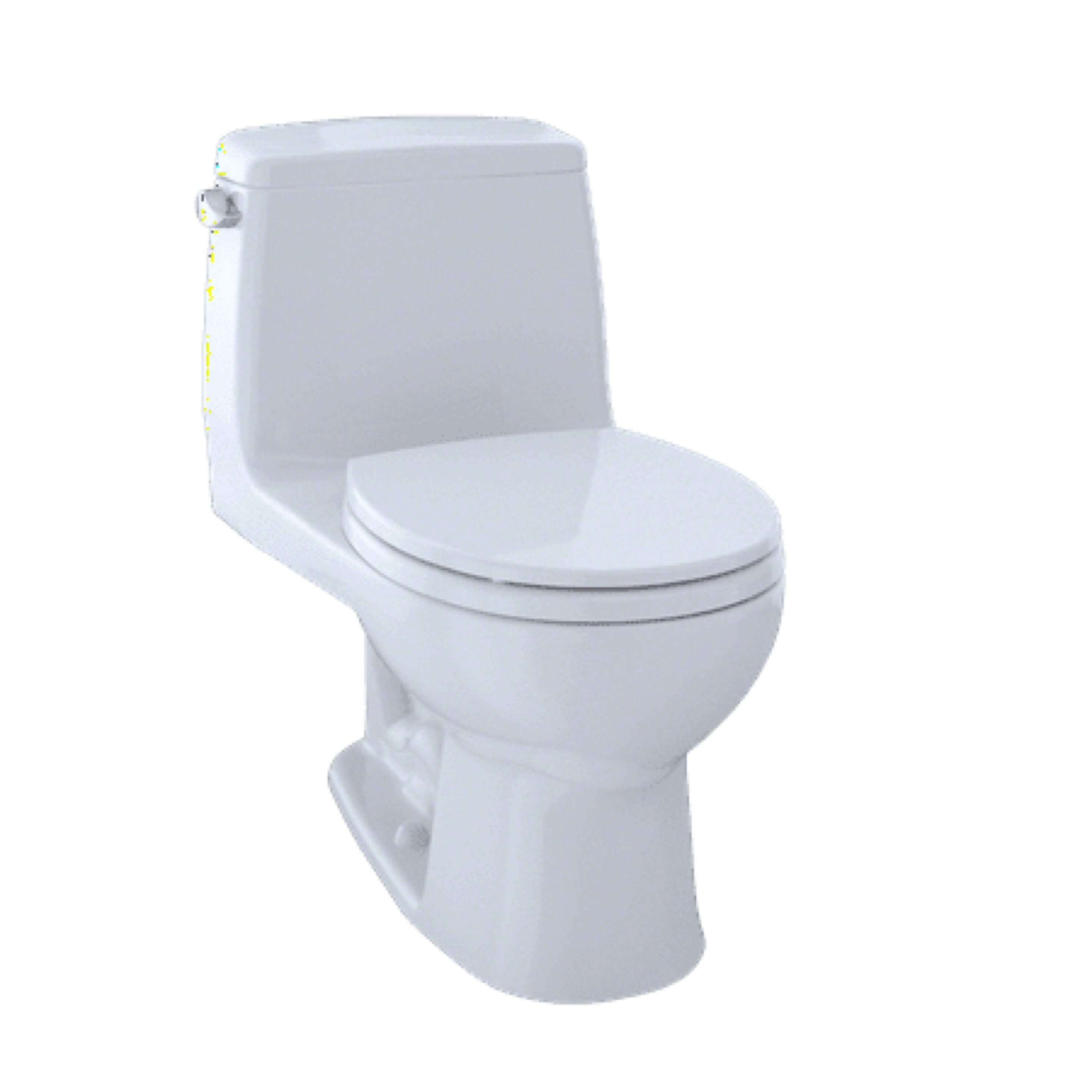 Toto MS853113E#01- Eco UltraMax 1.28 GPF One Piece Round Toilet- Cotton White