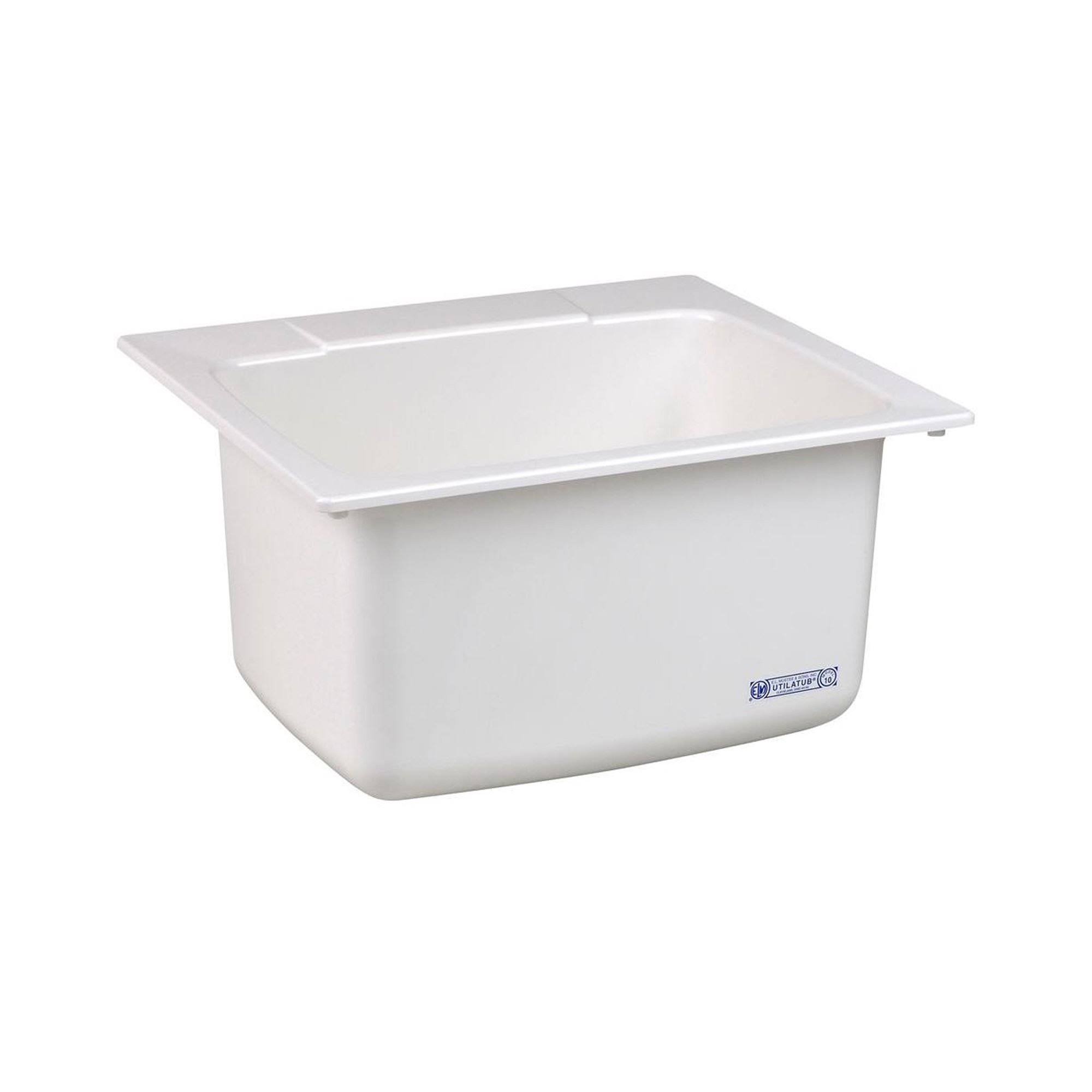 Mustee 10 Utility Sink 22-inch x 25-inch White