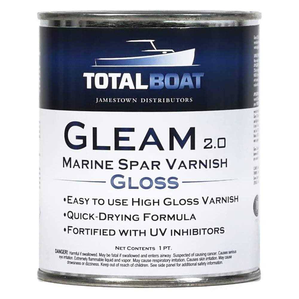 TotalBoat Gleam Marine Spar Varnish Pint Gloss