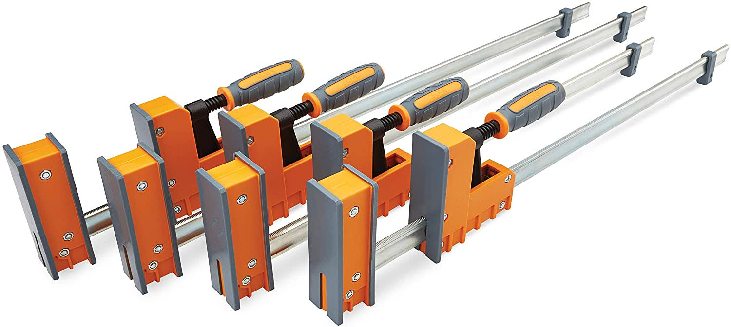 Bora 4-Piece Parallel Clamp Set