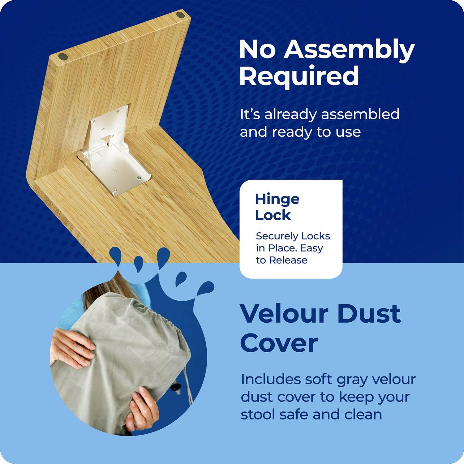 Squatty Potty Oslo Folding Bamboo Toilet Stool 7