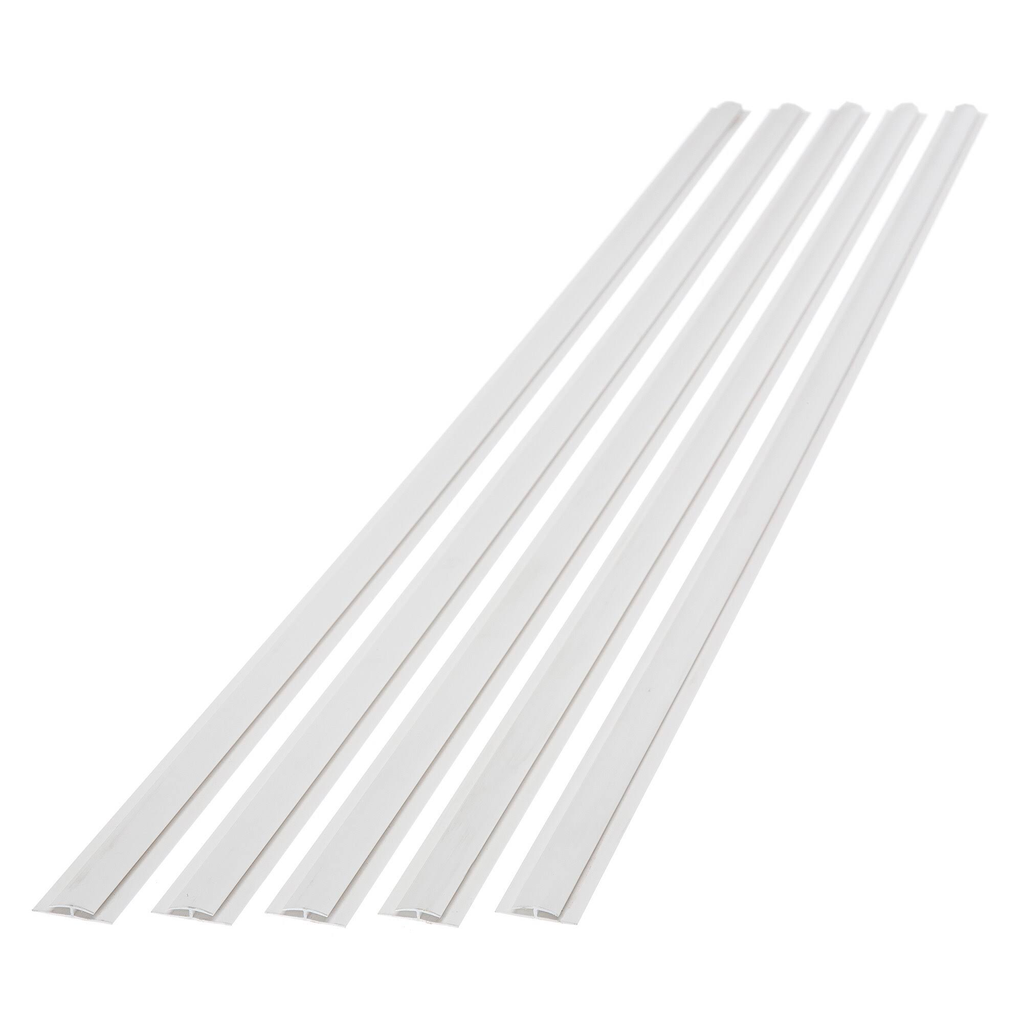 Fasade Divider Trim in Matte White (5 Pack)