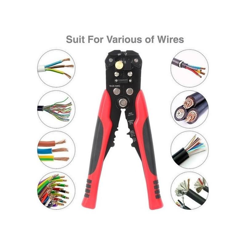 Hyper Tough Self-Adjusting Wire Stripper and Crimper
