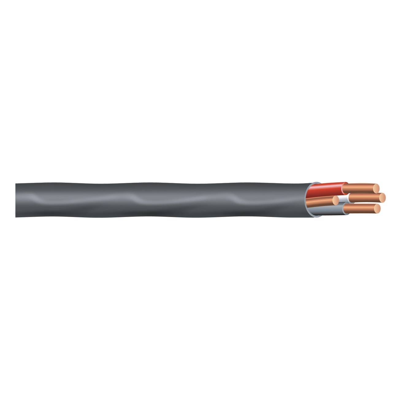 Southwire 50 ft. 6/3 Black Stranded Cu SIMpull NM-B Wire 63950032